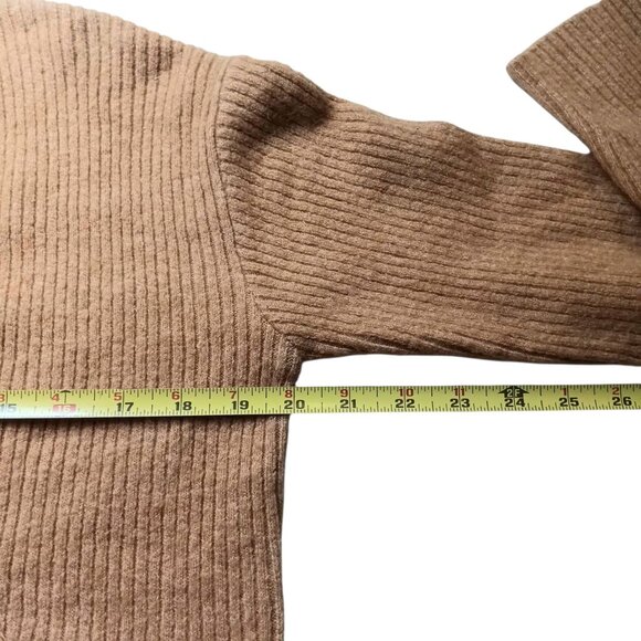 Billabong Cardigan Sweater Crop Ribbed Mustard Yellow Size SMALL - Picture 9 of 11